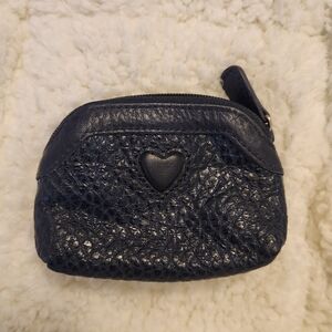 Brighton Navy Blue Leather Coin Purse
